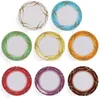 Japan Food Sushi Melamine Dish Rotary Sushi Plate Round Colorful Conveyor Belt Sushi Serving Plates QW9917