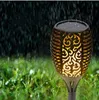 Solar Torch Lamp LED Solar Torches Lights Garden Outdoor Flame Path Dancing Flickering Lawn Light Waterproof Landsacpe Decor 96LED C695