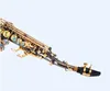 2021 Ny kryddad sopransaxofon S-991 BB Silvering Mässing Högkvalitativ Sax Professionell munstycke Patches Pads Reeds Musical Instrument