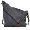 verrückte horse canvas messenger -tasche