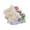 Noworodków Boddler Buty Sneakers Wiosna Jesień Baby Moda Sport Buty do biegania LED Light Cute Soft Sole Wygodne Kids Leisure Buty