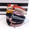 Hairband para as Mulheres Cabelo Cabeça moldura Top Knot Elastic Headband duas cores atar Sem deslizamento Hairhoop Color Matching