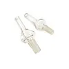 P002 Glass Tip Dab Nail Smoking Pipes Nails 10mm 14mm 18mm Male Joint Dab Rig Bong Tool Bubbler Pipe Accessory