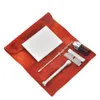 Formax420 pacote de presente Pequeno Kit de Camurça Snuff kit Sniffer Snorter cachimbo de cachimbo de cera ferramenta e recipiente de tabaco de cera Frete Grátis