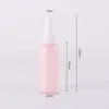 50ml Sanitizer Spray Fles Lege Handwasflessen Emulsie PET Plastic Mist Sproeier Pomp Containers voor Alcohol