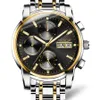 Aesop Luxury Automatic Mechanical Watch Mens Watch Top Brand Luxury Full Steel Waterpress Sport Watch Relogio Masculino314e