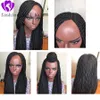 Un 200density nero completo Jumbo del merletto dei capelli Parte Box Trecce parrucche libero brasiliano pieno della parte anteriore parrucche con Bambino intrecciato Wigss Per Black Women
