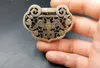 Antique jade natural Xinjiang white jade hollow pendant white jade old pendant multi-style brand