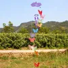 حار بيع فراشة الرياح تتناغم الحلي الإبداعية الرئيسية حديقة الديكور الحرفية الأطفال هدية عيد الفراشات قلادة الرياح الدقات الديكورات