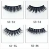 2 pairs 3d Mink Hair 16 styles SD Fake Eyelash Thick mink HAIR false eyelashes natural Extension fake Eyelashes DHL 60pcs