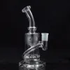 8 inç Duş Başlığı Dağınık Vortex Recycler Cam Bong Duman Sigara Boru Bubbler Kuru Herb Için