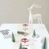 Christmas Table Cloth Christmas Ornament Cotton Printed Table Covers Snowflake elk snowman Santa Cartoon Xmas table Flag decor 28*270cm