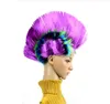 Clown modélisation Punk perruque accessoires robe Performance drôle moelleux coqs peigne cheveux chapeaux Halloween chapeau danse Bar fête de mariage GB1088