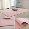 Pure color Modern style carpet bedroom soft carpets living room floor fluffy fur rugs stair rug