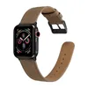 Klasyczny dla Apple Watch Band Luksusowy Skórzany Watchband Iwatch Dla 38mm 42mm 40mm 44mm Zespół Rozmiar Skórzany Bransoletka Sportowa Projektant Opaska