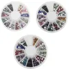 Mixed Color Flatback Rhinestones in Wheels Heart/Waterdrop/Horse eye Acrylic Drills Chameleon Stone For DIY Nail Art Decorations