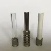 DHL Thread Titanium Cerâmica 510 Dicas de Quartzo Unhas Cachimbo de Água Cachimbos Dab Rig Micro Nc Cachimbo Acessórios3837037