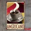 Coffee Cafe tin sign Wall Decor Vintage Craft Art Iron Painting Tin Poster Cafe Shop Bar Club Home Decorate