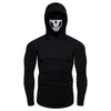 Meihuda Hot Sale Leisure Men Gym Thin Hoodies Spring Autumn Long Sleeve Comfort With Mask Sweatshirt Casual Male Hoodies