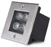 IP68 4W LED subterrânea caminho luzes Garden Ground Floor Lighting Outdoor subterrânea Enterrado Quintal Lâmpadas Paisagem Luz 85-265V