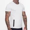 T-shirt casual di nuova tendenza palestra Nero bianco Verde militare T-shirt da uomo traspirante Manica corta Abbigliamento da uomo di alta qualità con M-XXL