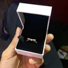 Delicate Bow CZ Diamond Ring For Pandora 100% Sterling Silver Rose Gold Plated Women's Wedding Ring Original Box Set