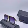 neue 659/3 Top Modedesigner-Sonnenbrille mit quadratischem Rahmen Einfache Geschäftsbrille für Herren Spezielle Memory-Soft-Metal-Brille UV400-Schutz