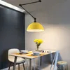 Italië ontwerp moderne verstelbare lange arm hanglamp eetkamer koffie bar rocker slaapkamer lamp wartel plafond hangende lichten