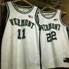 Maillot de basket-ball UVM Vermont Catamounts NCAA College Lamb Davis Duncan Stef Smith Duncan Aaron Deloney Duncan Demuth Daniel Giddens Patella