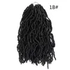 Lans 18 Inch Soft Dread Bobbi Boss Nu Locs Crochet Hair 21strandspack Ombre Faux Synthetic Hair Extensions 90gpc Crotchet Braids5265510