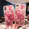 Für iPhone XS Max XR 7 Plus 8 Luxus-Treibsand-Hülle Liquid Bling Fluid Star Harte TPU-Glitzerhülle für Samsung S10 S10plus in großen Mengen