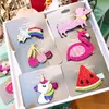 8 Kleuren Haaraccessoires Kids Barrettes Baby Meisjes Regenboog Sequin Hairclips Baby HairClip Leuke Headwear M1397