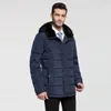 Parka da uomo leggero da uomo 2022 giacca per Europa e Russia inverno meno 40 gradi cappuccio con collo in pelliccia di Rex P3171 Phin22