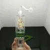 Rauchpfeifen Shisha Bong Glas Rig Öl Wasser Bongs Dreischichtige Trennwand geräuschlose Filterung Segelboot Glas Wasserpfeife