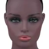 African American Black Samica Training Mannequin Head Bust Wig Holder Stand na kapelusz Diomand Peruka