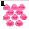 silicone curlers 10Pcs/set Hairstyle Soft Hair Care DIY Peco Roll Hair Style Roller Curler Salon Soft Silicone Pink Color Hair Roller