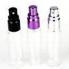 MINI 10 ml de metal Vacío Vidrio Perfume Botella Recargable Spray Perfume Atomizadores Botellas DHL / EMS / Fedex Envío Gratis 10 colores LX5594