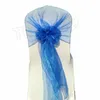 31style 65*275CM Organza Chair Cover Sashes Silk ribbon Bow Covers Wedding Wedding chair back decoration Home TextilesT2I5656