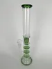 18-mm-Verbindung, grünes dreischichtiges Glasrohr, 47 cm hoch, das Glasrohr 5 cm im Durchmesser, 5 mm dick