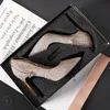 Hohe Qualität Neue Mode Wunderschöne Hochzeit Schuhe High Heel Pumps Abend Party Schuhe Nigh Club Coole Schuhe Hohl Pailletten Spitze stickerei LD36