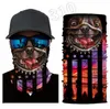 Män och kvinnor Magic pannband ansiktsmasks halsduk Bandanas sömlös flagga digitala magiska masker Animal Lion Tiger Riding Scarfs Paty MA230F