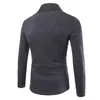 Wholesale-Hot Sales Fashion Mens Solid Blazer Cardigan Long Sleeve Casual Slim Fit Sweater Jacket Knit Coat hh88