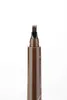 Eyebrow Pen Waterproof Fork Tip Tattoo Long Last Eyebrow Pencil 4 Head Fine Sketch Liquid Eyebrow Enhancer Eye Brow Pencil KKA78085740797