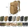 30/35L climbing outdoor Bags Camping Backpacks Tactical Bag Pack Molle System Camouflage Hunting Trekking Hiking Rucksack 5K05