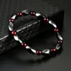 Wholesale-Beads Chakra Hematite Stone Stretch Bracelet For Men and Women Anti-Fatigue Magnetic Therapy Bracelet Jewelry