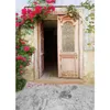 wooden door flower photography background backdrop portrait for photo shoot 5X7ft vinyl cloth backdrops for photo studio camera photo