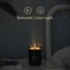 280ML Ultrasonic Air Humidifier Candle Romantic Soft Light USB Essential Oil Diffuser Car Purifier Aroma Anion Mist Maker 1pcs