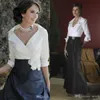 2020 Elegant Moder av brudklänningarna V-nacke Plus Size Aftonklänningar Skräddarsydda Långärmad Golvlängd Bröllop Gästklänning