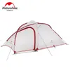 Tentes et abris Naturehike Hiby 3 Tente de camping 34 personne 20d Silicone Nylon Fabric Ul ultra-léger or avec MAT N18K2408403928