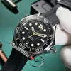 GDF Diver 300M Miyota 8215 Автоматические мужские часы 42 мм Джеймс Бонд 007 50th Черный текстурированный циферблат Черная резина 210 22 42 20 01 004 Новинка 278T